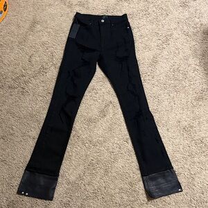 RtA Black Flare Women's Jeans